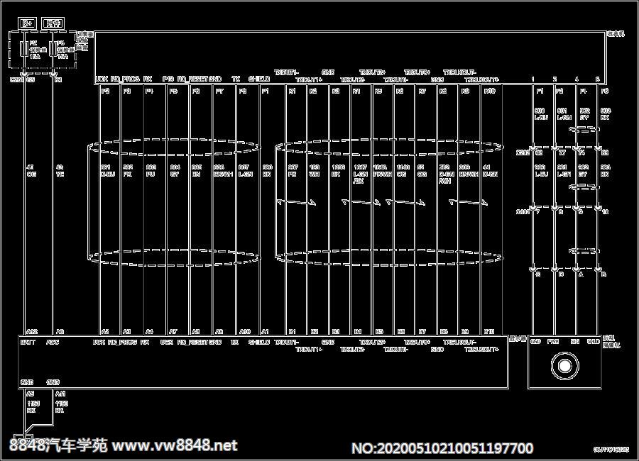 2012别克凯越电路图11.8.2.3导航系统示意图（后视摄像头）（新凯越）